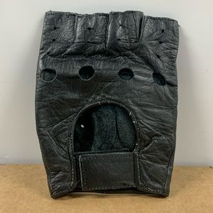 NWOT Single Right Hand Leather fingerless glove motorcycle biking skateboarding